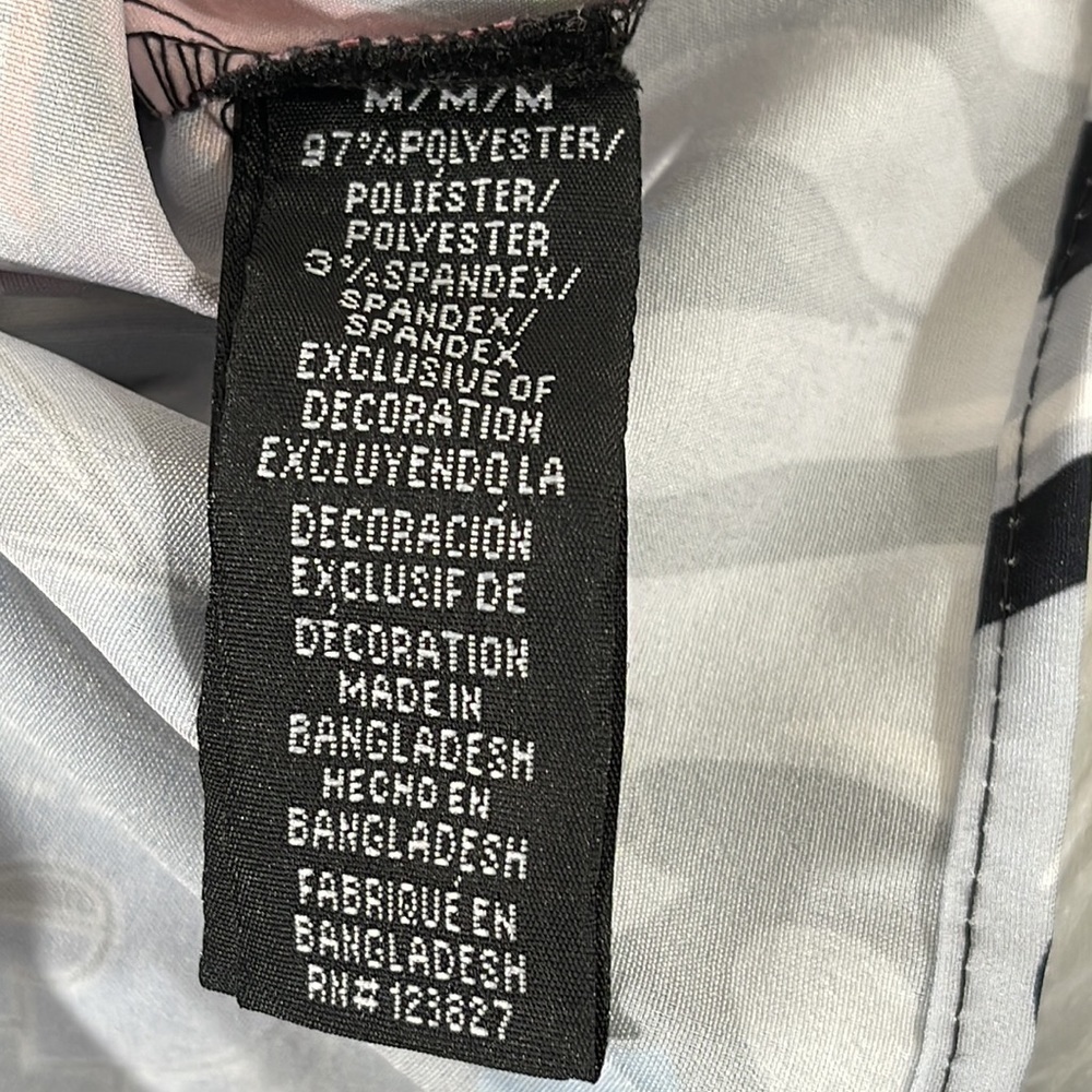 Fresh Prince Of Bel-Air Mens Button Front Shirt Multicolor Graffiti Medium - Picture 7 of 8